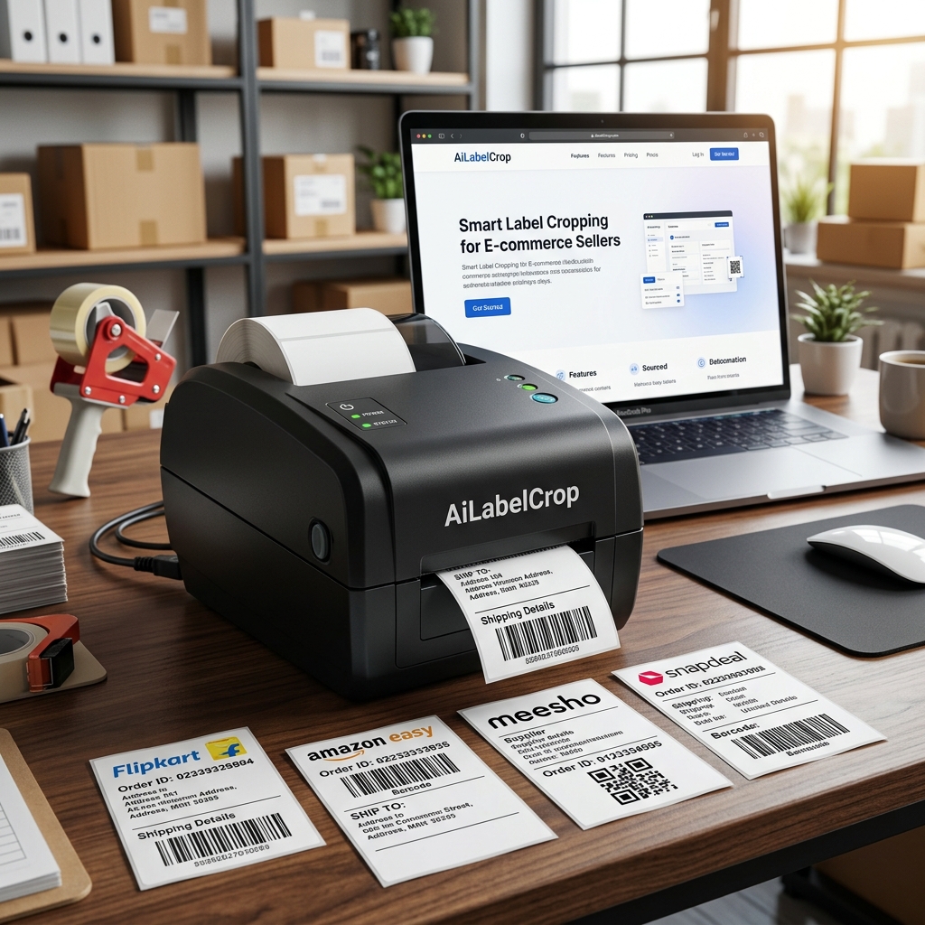 Professional AI Shipping Label Crop Workflow for Sellers