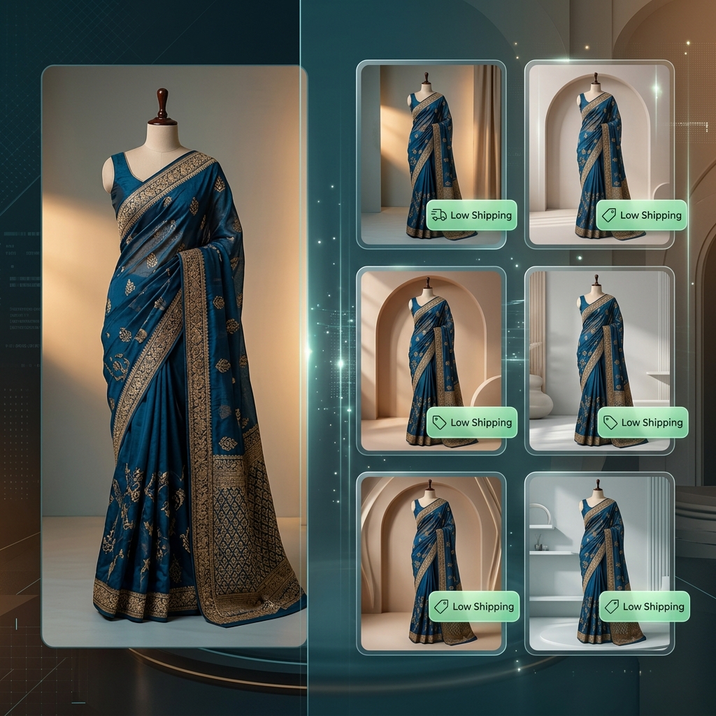 Meesho Low Shipping Charges Image Generator Illustration